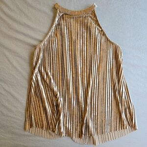 KLD Crushed Velvet Halter Neck Pleated Top 90s Y2K Evening Party